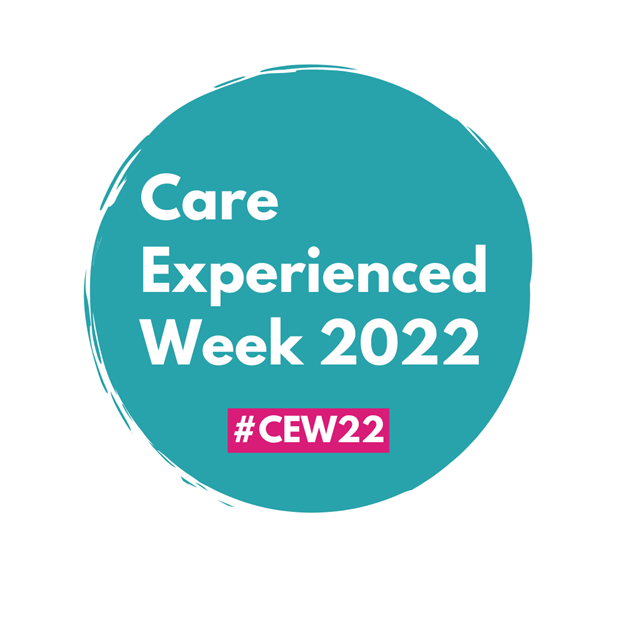 Care Experienced Week 2022 #CEW22 logo
